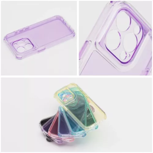 Samsung Galaxy S26 Ultra tok MATRIX CLEAR tok világos lila-5903396425332 5 kép