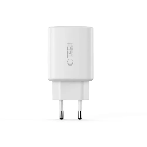 Tech-Protect NCA65W-GAN 3-portos hálózati töltő PD 65W / QC3.0 Feh-5906302336074 4 kép