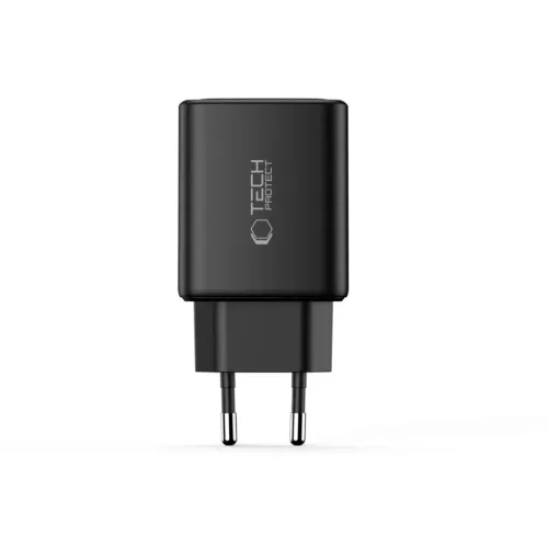Tech-protect Nca65w-gan 3-portos hálózati töltő Pd 65w / Qc3.0 Fek-5906302336081 3 kép