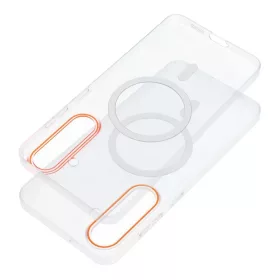 Samsung Galaxy S26 GO ORANGE MagSafe kompatibilis tok átlátszó-5903396430268 2 kép