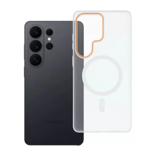 Samsung Galaxy S26 Ultra GO ORANGE MagSafe kompatibilis tok átlátsz�-5903396430275 7 kép