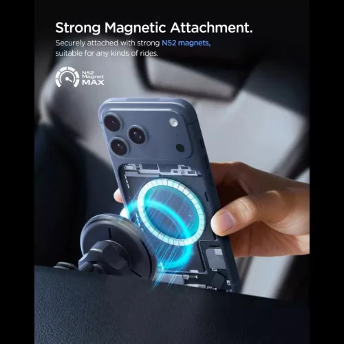 SPIGEN EV15MAQ ESSENTIAL MAGNETIKUS MAGSAFE AUTÓS TELEFONTARTÓ VEZET-8800283316452 3 kép
