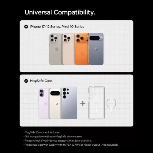 SPIGEN EV15MAQ ESSENTIAL MAGNETIKUS MAGSAFE AUTÓS TELEFONTARTÓ VEZET-8800283316452 7 kép