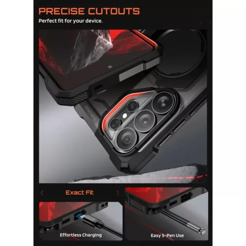 Samsung Galaxy S26 Ultra Supcase UB Grip Mag MagSafe tok Fekete-843439161160 7 kép