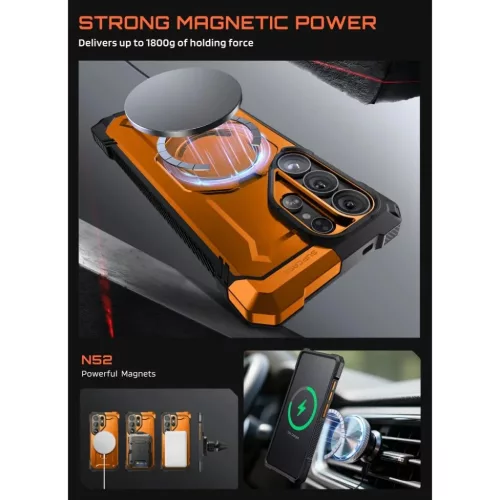 Samsung Galaxy S26 Ultra Tok Supcase UB Grip Mag MagSafe Korall Tok-843439160798 3 kép