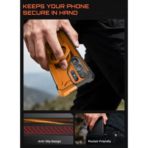 Samsung Galaxy S26 Ultra Tok Supcase UB Grip Mag MagSafe Korall Tok-843439160798 6 kép