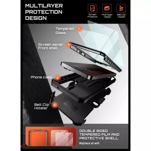 Samsung Galaxy S26 Ultra Supcase Unicorn Beetle Pro tok és üvegfóli-843439160729 5 kép