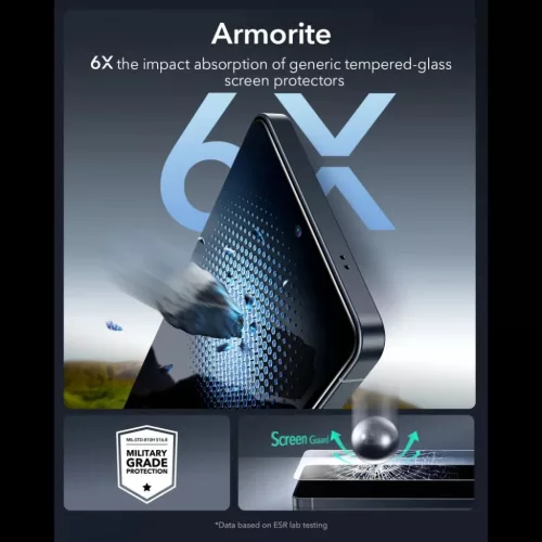 Samsung Galaxy S26 Ultra ESR UltraFit Armorite Edzett Üvegfólia 2-db-4894240297742 5 kép