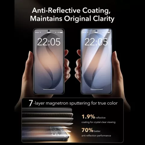 Samsung Galaxy S26 Ultra üvegfólia - ESR UltraFit Armorite Pro edzet-4894240297667 7 kép