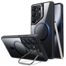   Samsung Galaxy S26 Ultra ESR Classic Hybrid Kickstand MagSafe tok Átlátszó/Fekete