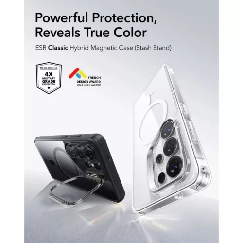 Samsung Galaxy S26 Ultra ESR Classic Hybrid Kickstand MagSafe tok Átl-4894240295878 4 kép