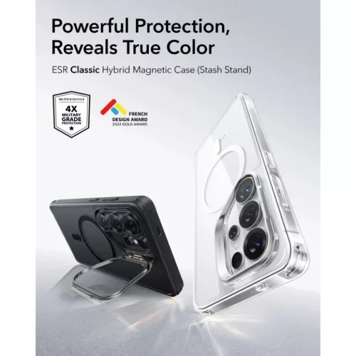 Samsung Galaxy S26 Ultra ESR Classic Hybrid Kickstand Magsafe tok Fros-4894240295830 4 kép