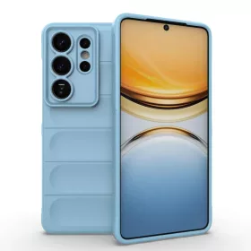   Samsung Galaxy S26 Ultra Magic Shield TPU + Flanel Tok (Világoskék)