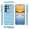 Samsung Galaxy S26 Ultra Magic Shield TPU + Flanel Tok (Világoskék)- 2 kép