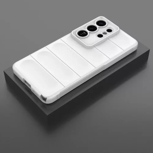 Samsung Galaxy S26 Ultra Magic Shield TPU + Flanel Tok (Fehér)- 2 kép