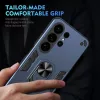 Samsung Galaxy S26 Ultra Ütésálló Fém Gyűrűs Telefon Tok (Kék)- 5 kép