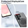 Samsung Galaxy S26 Ultra Magsafe kihajtható támasztékkal TPU + PC H- 2 kép