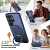 Samsung Galaxy S26 Ultra Magsafe kihajtható támasztékkal TPU + PC H- 4 kép