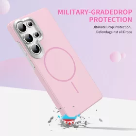 Samsung Galaxy S26 Ultra Armor MagSafe Ütésálló tok (Rózsaszín)- 2 kép