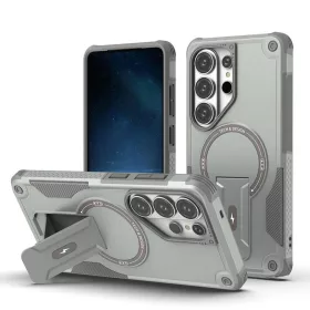   Samsung Galaxy S26 Ultra Armor MagSafe PC + TPU Tok támasztékkal (szürke)