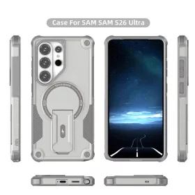 Samsung Galaxy S26 Ultra Armor MagSafe PC + TPU Tok támasztékkal (sz- 2 kép