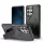 Samsung Galaxy S26 Ultra Armor MagSafe PC + TPU Tok támasztékkal (fekete) ütésálló