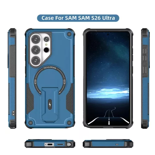 Samsung Galaxy S26 Ultra Armor MagSafe PC + TPU Tok támasztékkal (k�- 2 kép