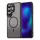 Samsung Galaxy S26 Ultra Fan Dun Series TPU hibrid PC matt MagSafe telefontok (fekete)