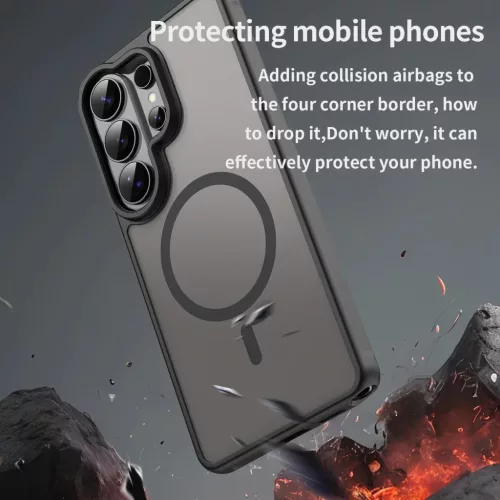 Samsung Galaxy S26 Ultra Fan Dun Series TPU hibrid PC matt MagSafe tel- 5 kép