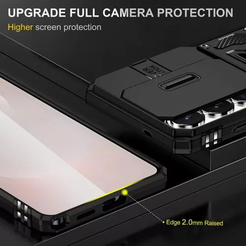 Samsung Galaxy S26 Ultra páncél PC-TPU mágneses kameravédő telefo- 3 kép