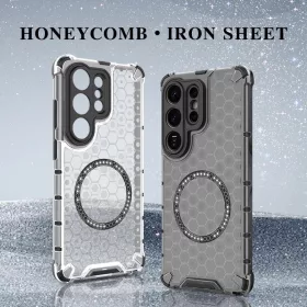 Samsung Galaxy S26 Ultra honeycomb mintás, Magsafe ütésálló telef- 2 kép