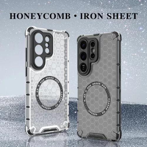 Samsung Galaxy S26 Ultra honeycomb mintás, Magsafe ütésálló telef- 2 kép