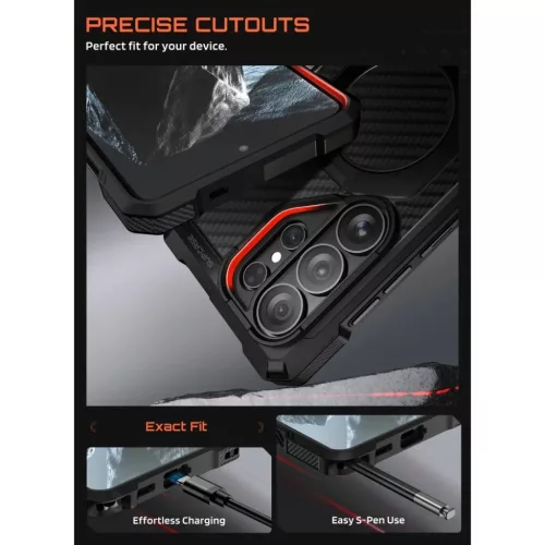 Samsung Galaxy S26 Ultra Supcase Ub Grip Mag Magsafe tok Aramid-843439160712 7 kép