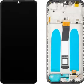   LCD kijelző modul MP Xiaomi Poco C40 / Redmi 10 Power / 10C, Utángyártott, Fekete