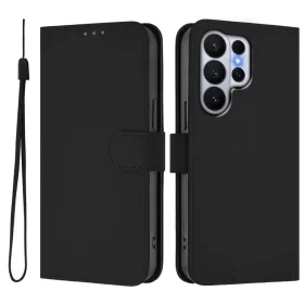 Samsung Galaxy S26 Ultra bőrhatású telefontok csuklópánttal – f- 2 kép