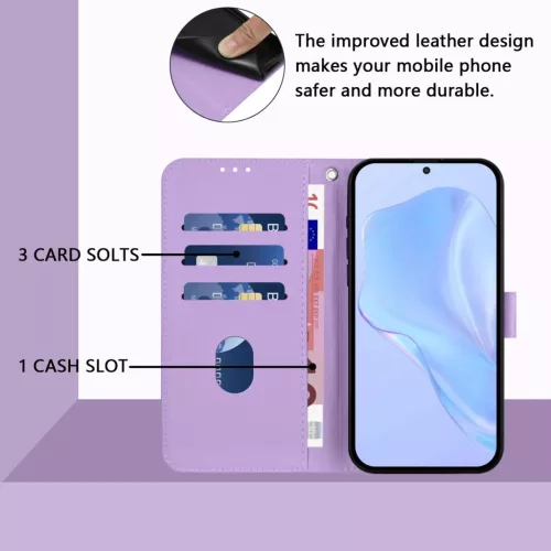 Samsung Galaxy S26 Ultra bőrhatású telefontok csuklópánttal – l- 4 kép