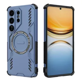   Samsung Galaxy S26 Ultra Butterfly Armor MagSafe mágneses gyűrűs ütésálló tok – kék