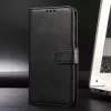 Samsung Galaxy S26 Ultra klasszikus PU bőr fliptok, tok – fekete- 2 kép