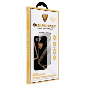   Samsung Galaxy A37 5G üvegfólia - 6D Prémium Privát Üveg fekete
