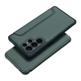Samsung Galaxy A37 tok RAZOR Book sötétzöld tok-5903396437571 1 kép