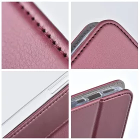 Samsung Galaxy A37 tok SMART MAGNETO könyv tok bordó-5903396445040 2 kép