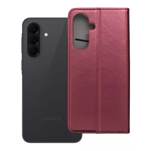 Samsung Galaxy A37 tok SMART MAGNETO könyv tok bordó-5903396445040 9 kép