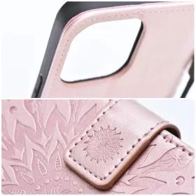Samsung Galaxy A37 tok MEZZO könyv tok mandala rózsa arany-5903396444821 2 kép