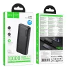 Hoco 10000 mAh 2A J158A fekete Powerbank-6942007662574 5 kép