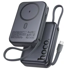   Hoco 20000 mAh powerbank, kompatibilis a MagSafe QC PD 45W Q44A fekete