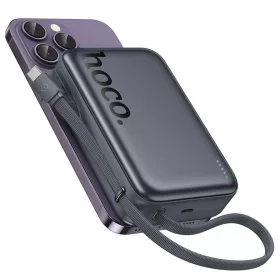 Hoco 20000 mAh powerbank, kompatibilis a MagSafe QC PD 45W Q44A fekete-6942007659673 2 kép