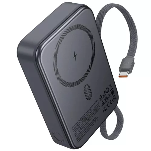 Hoco 20000 mAh powerbank, kompatibilis a MagSafe QC PD 45W Q44A fekete-6942007659673 4 kép