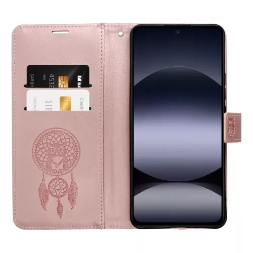 Xiaomi Redmi Note 15 5G MEZZO könyv tok álomfogó rózsa arany tok-5903396447495 3 kép