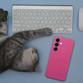Honor Magic8 Lite tok szilikon 2mm rózsaszín tok-5903396447112 2 kép