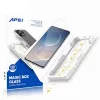 Samsung Galaxy S26 Ultra prémium üvegfólia felhelyező kerettel, ujjlenyomat olvasó kompatibilis fekete kerettel Apei